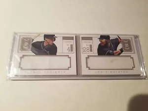 2014 National Treasures Springer / Singleton Combo Materials Jersey Booklet /25 - Picture 1 of 2