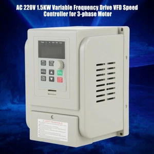 1.5KW 2HP 220V Single To 3 Phase Variable Frequency Drive Inverter VFD VSD AU - Picture 1 of 12