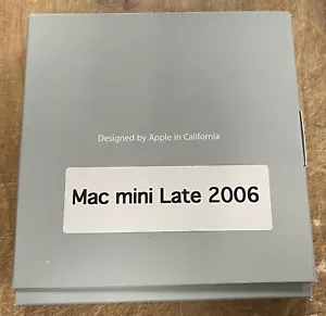 Apple Mac mini Late 2006 Print and Media Packet P/N: 603-9860 - Picture 1 of 1