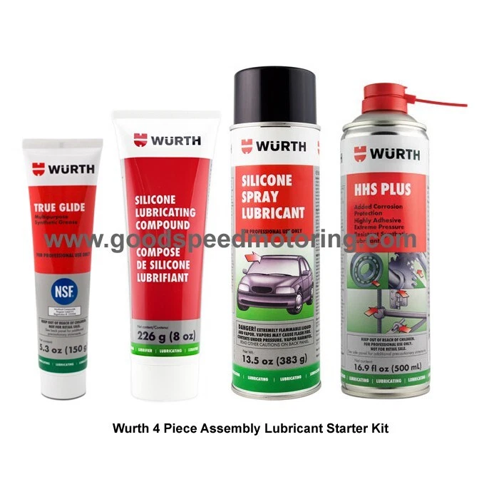 Wurth Lubricant & Assembly Kit - HHS Plus, True Glide, Silicone Lubricants - Image 1 of 1