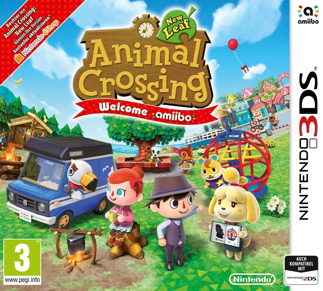 Regionalcode PAL New Leaf Animal Crossing für PC-und Videospiele