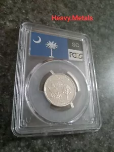 2000-S SOUTH CAROLINA Silver Proof Quarter PR70 PCGS FLAG LABEL NICE LOW PRICE!! - Picture 1 of 5