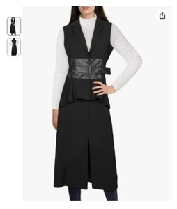 BCBG MAXAZRIA Women's Long Vest Jacket Size M Brand NEW - Picture 1 of 8