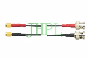 Cable Dual MD Microdot to BNC Equivalent For Ultrasonic NDT TOFD GE TR transduce - Picture 1 of 5