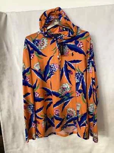 Polo Ralph Lauren Mens Hoodie Floral Pint Long Sleeve Cotton Hoodie Pullover-XL - Picture 1 of 6