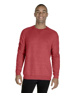 Jerzees Adult 7.2 oz. Snow Heather French Terry Crewneck Sweatshirt 91MR S-3XL - Picture 1 of 9