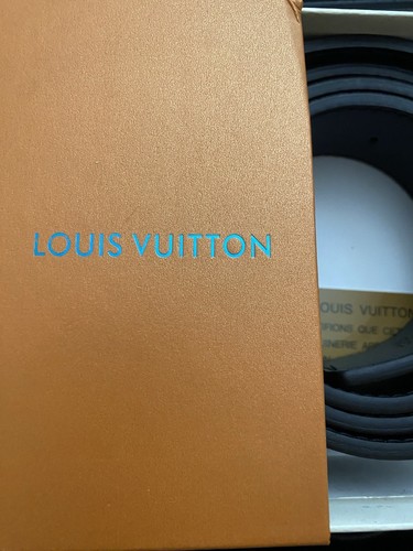 LOUIS VUITTON（LV） Cintura Louis Vuitton LV Initiali Marrone Taglia 48 (INVIA OFFERTE!)