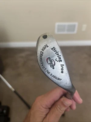 Alien Tutch Chamber By Pat Simmons 14* Driving Iron RH Stiff Steel (L593). - Image 1 of 4