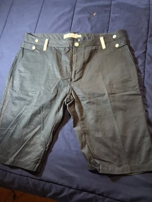 Pantalones Cortos Chinos Five Four Para Hombres 40 Calce Moderno Negros Elastizados Senderismo Caminar Deporte Foto 1 de 4