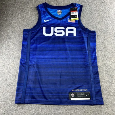 $110 NEW Nike Mens Limited Team USA Road Olympic Basketball Jersey CQ0145 Large - Image 1 of 4