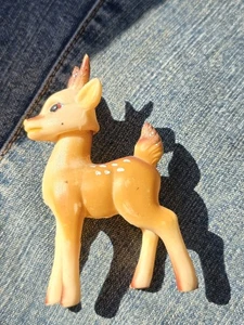 vintage mid century Christmas Toy Reindeer Nodder Japan - Picture 1 of 8
