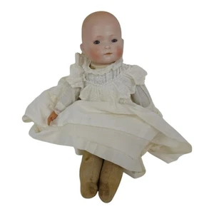 German 14" Porcelain Bisque Composition Cloth W. Weyh #3 Doll Eyes Close CR33 - Picture 1 of 9