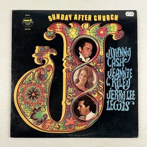 Sunday After Church Johnny Cash Jeannie C. Riley Jerry Lee Lewis Gospel LP Vinyl - Picture 1 of 5