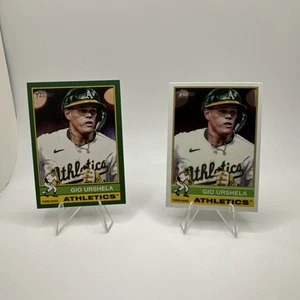 2025 Topps Heritage Gio Urshela #25 Green Border + Chrome Parallel (2) - Picture 1 of 5