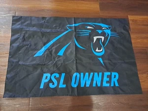 Carolina Panthers 2-seitige Flagge PSL Besitzer / Keep Pounding - Bild 1 von 10