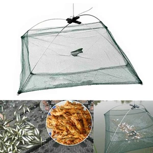 Filet de pêche pliable 24" x 24" pour petits poissons, crevettes, - Picture 1 of 7