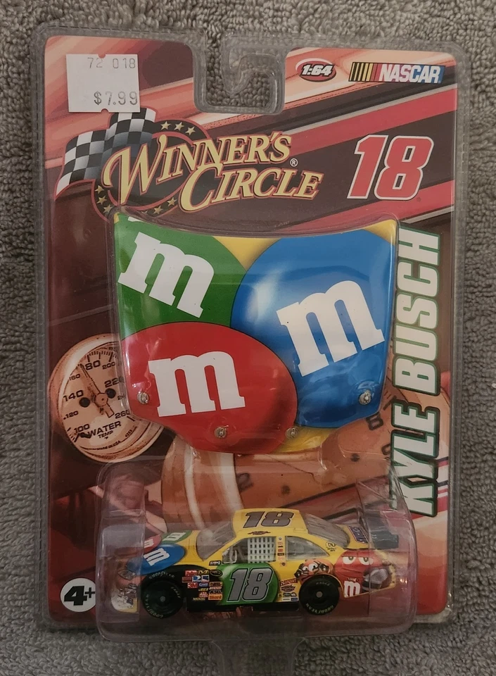 Kyle Busch #18 M&M's 1:64 Scale NASCAR Diecast Winner's Circle 2008 - Image 1 of 2