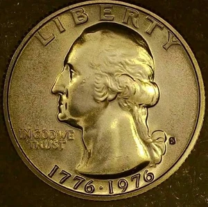 🔥 NEAR FLAWLESS EXAMPLE!!! 1776-1976-S BICENTENNIAL QUARTER DDO DDR VARIETY - Picture 1 of 16