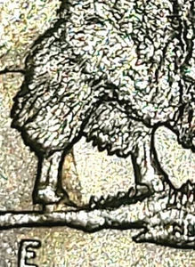 2005 P Buffallo Nickel /Incomplete Planchett Over Die? Extra Leg?Notable Find. - Picture 1 of 11