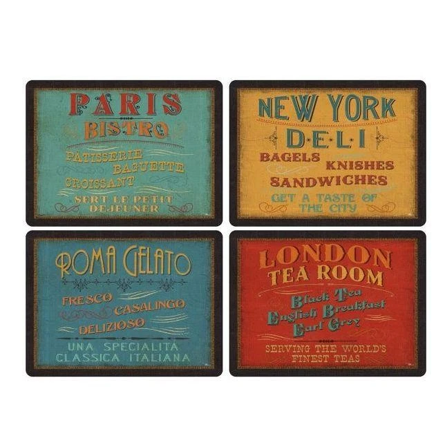 Pimpernel Lunchtime Placemats Set of 4 - Image 1 of 1