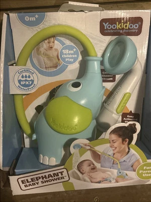 Youkidoo Cabezal de Ducha de Baño para Bebé Elefante Tronco Enjuagador para Recién Nacidos en Fregadero y Bañera Foto 1 de 3