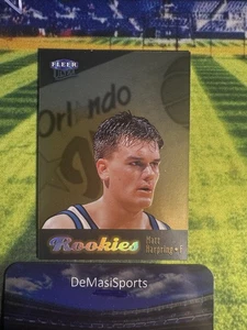 1998-99 Fleer Ultra Matt Harpring Gold Medallion Rookie RC #114 ORLANDO MAGIC - Bild 1 von 2