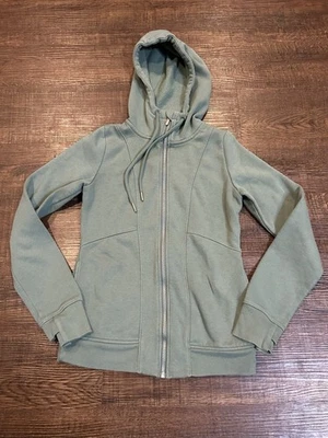 Chaqueta verde All In Motion XS para mujer Active Wear con cremallera y orificios para el pulgar Foto 1 de 4