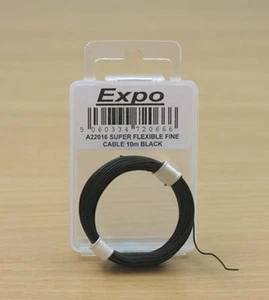 Expo A22016 - Fine Super Flexible Model Railway Wire 10m Black - 2nd Class Post - Picture 1 of 8