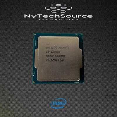 Intel Xeon E3-1270 V5 SR2LF 3.6GHz 8MB quad Core LGA1151 Workstation e3-1270v5 - Image 1 of 3