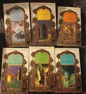 Chronicles of Narnia C.S. Lewis 6 Paperbacks #2 3 4 5 6 7 Harper Trophy 1994 1st - Bild 1 von 11