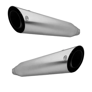 Muffler Exhaust Motorcycle HARLEY SPORTSTER IRON XL 883 Slip - on Silencer - Foto 1 di 6