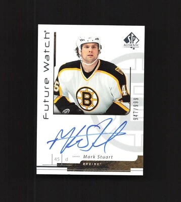 2006-07 SP Authentic #164 Mark Stuart Future Watch Rookie Auto /999 - Image 1 of 3