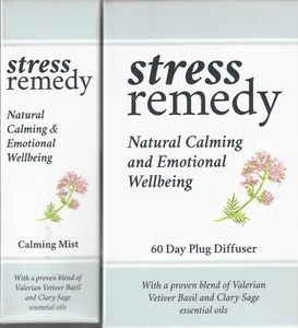 Stress Remedy Natural Calming & Wellbeing - Plug Diffuser & Calming Mist - Picture 1 of 1