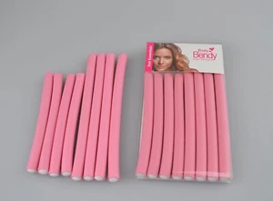 8xBendy Hair Rollers Foam Curlers Soft Sleep-In Twists Curls Beach Waves Styling - Picture 1 of 5