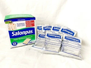 Salonpas Pain Relieving Patch Arthritis Stiff Neck Joint Pain Sore Muscles - Picture 1 of 12