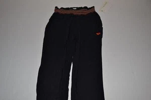 ROXY GIRL SURFING TRUE BLACK SURF PANTS YOUTH GIRLS SIZE 10 NEW - Picture 1 of 5