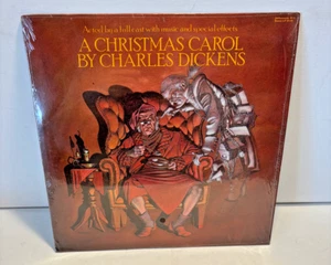 Vintage 1973 A Christmas Carol by Charles Dickens Vinyl Record - Foto 1 di 4