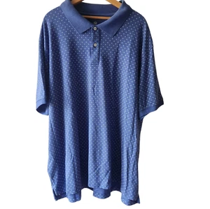 Polo uomo Harbor Bay HB 4XL manica corta stampa geometrica casual hi orlo basso - Foto 1 di 5
