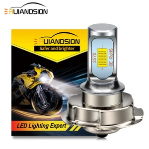 1PC P26S COB LED Lampadina del faro del ciclomotore per moto Bianco DC 10-30V - Picture 1 of 7