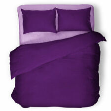 Plain Dyed Duvet Cover Quilt Cover Bedding Set Authentic Dyed Colours All Sizes