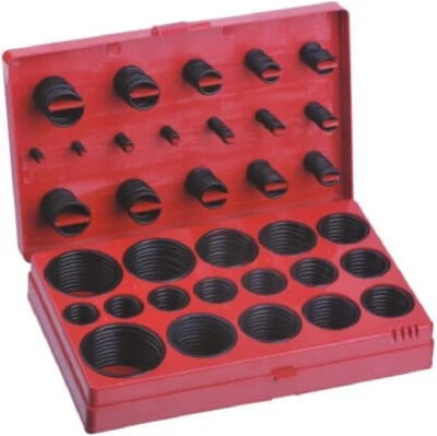 Kit O-Ring, Assortimento Di Guarnizioni a Rondella, Set Con 32 Misure, in Gomma  - Immagine 1 di 4