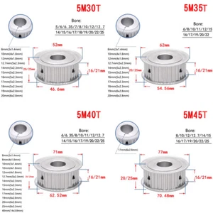 5M Timing Belt Pulley 30T-45T AF-type Synchronous Wheel for 15/20mm Timing Belt - Picture 1 of 7