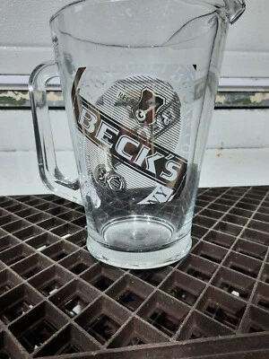 BECK'S Becks Pitcher 1,5 l Kanne Karaffe Gastro Bremen NEU Rarität Seltenheit