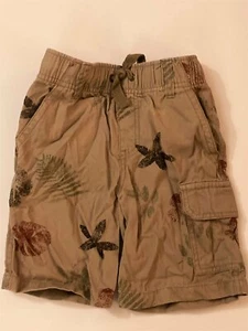 Gymboree OUTBACK ADVENTURE Boys' Khaki Print Cargo Shorts ~ Sz 5 - Picture 1 of 2