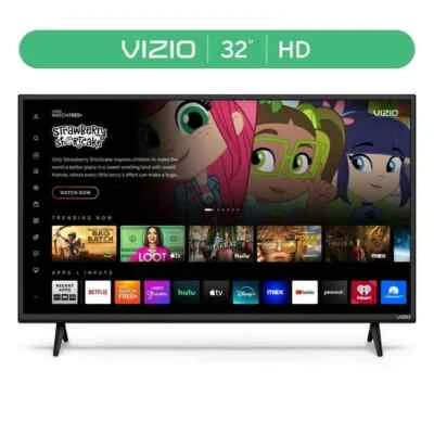 VIZIO D32H-J04 32" Class D-Series HD Smart TV - Black 720p HD - Image 1 of 3