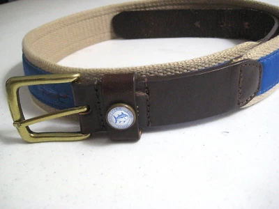 SOUTHERN TIDE Cuero/Lona Skipjack Pesca con Mosca Moscas Temáticas Talla 32" Foto 1 de 4