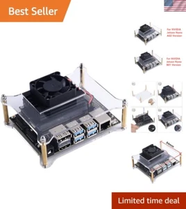 Clear Acrylic Jetson Nano Case with Cooling Fan - Perfect for Developers - Picture 1 of 9