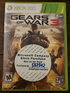 Gears of War 3 (Xbox 360, 2011) Kostenloser Versand - Bild 1 von 3