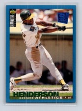 1995  Collector's Choice BLUE SE #48 Rickey Henderson
