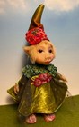 CHARLOTTE EINE BLUME PIXIE PRINZESSIN HANDGEFORMTE MINIATUR ARTDOLL VON POPPENMOON